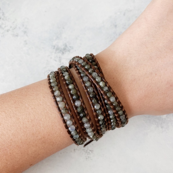 Chan Luu Jewelry Labradorite 5 Wrap Bracelet Poshmark